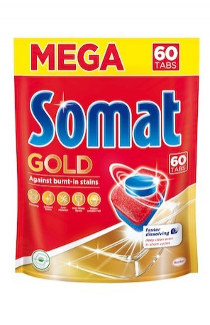 Somat Tabs Gold 60ks | Čistící a mycí prostředky - Příp. do myček na nádobí - Ostatní přípravky do myček Somat Tabs Gold 60ks | Čistící a mycí prostředky - Příp. do myček na nádobí - Ostatní přípravky do myček